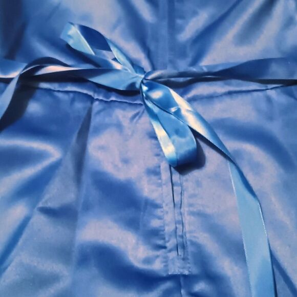 Rare Editions Royal Blue High Low Dress Big Kids Size 10 - Picture 5 of 15